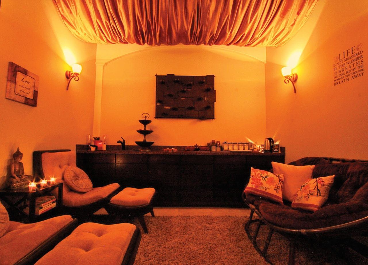 Spa Sudeva - tea lounge