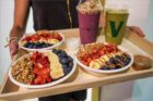 Acai Bowls and Smoothies on Tray