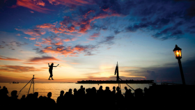 Sunset Celebration at Mallory Square