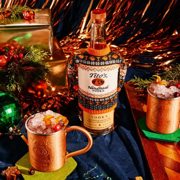 Titos Merry Mule cocktail