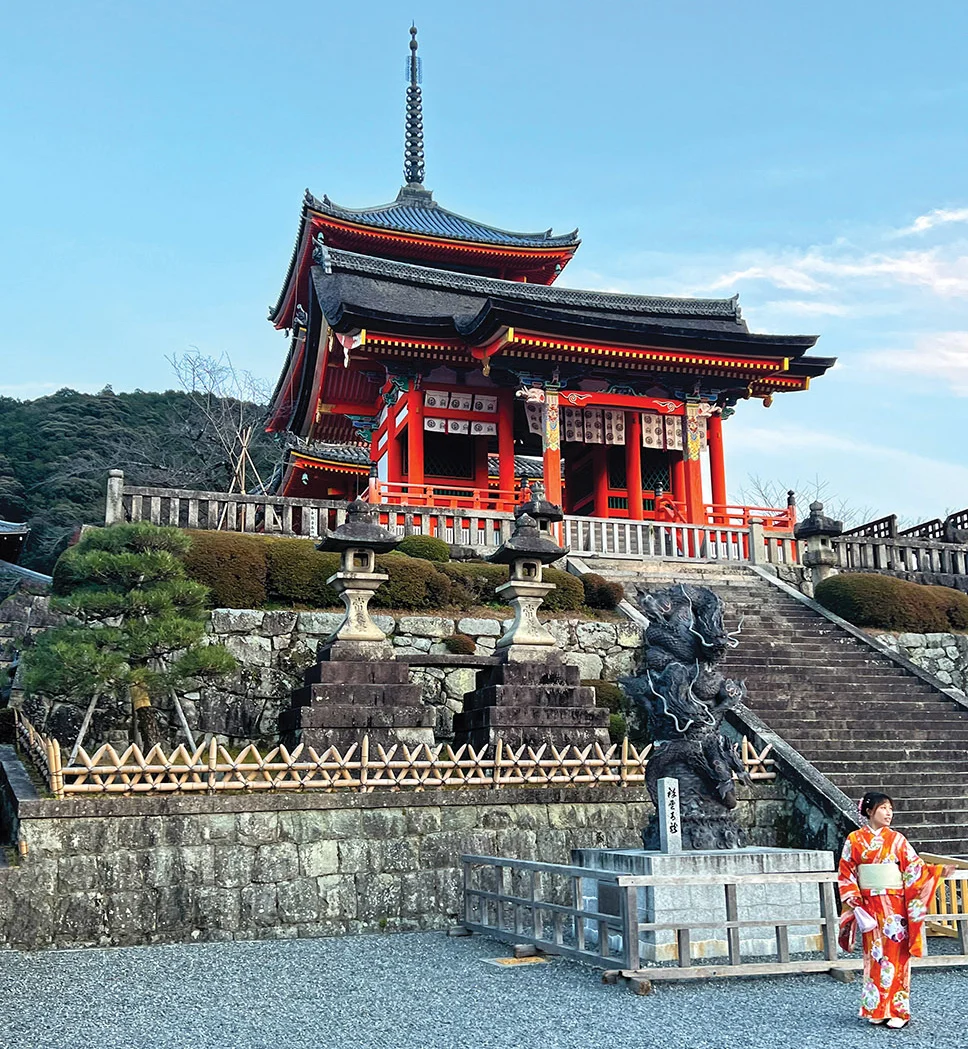 Kiyomizu Dera Buddhist Temple in Kyoto