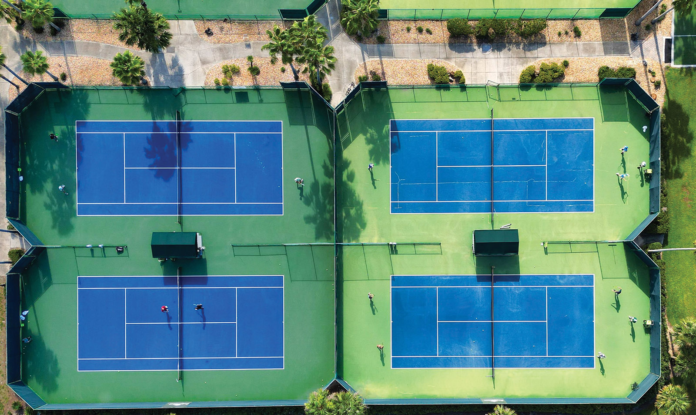 Saddlebrook Resort Tennis Aerial
