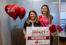 American Heart Association — Woman of Impact and Teen of Impact Winners Laura Pemble and Mom Katie Pemble