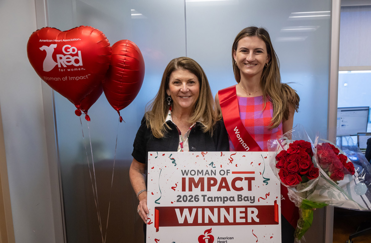American Heart Association — Woman of Impact and Teen of Impact Winners Laura Pemble and Mom Katie Pemble