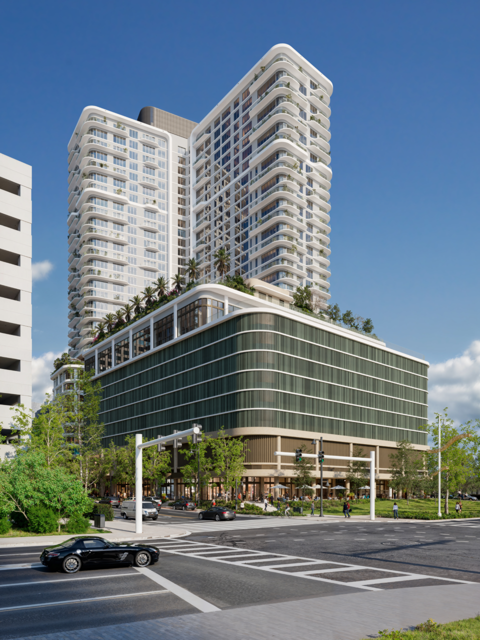 Rendering of new Water Street Tampa luxury residential tower. Courtesy: Strategic Property Partners