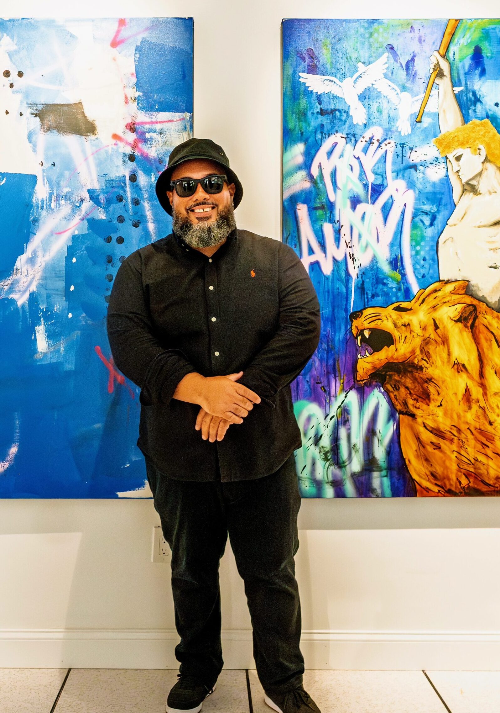 For Tony Adams @artxtony, showing at this historic first Tampa Art Fair is about connection, artist and community coming together to create something beautiful.
