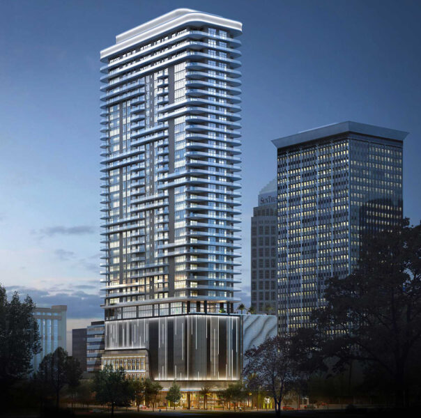 ONE Tampa tops out