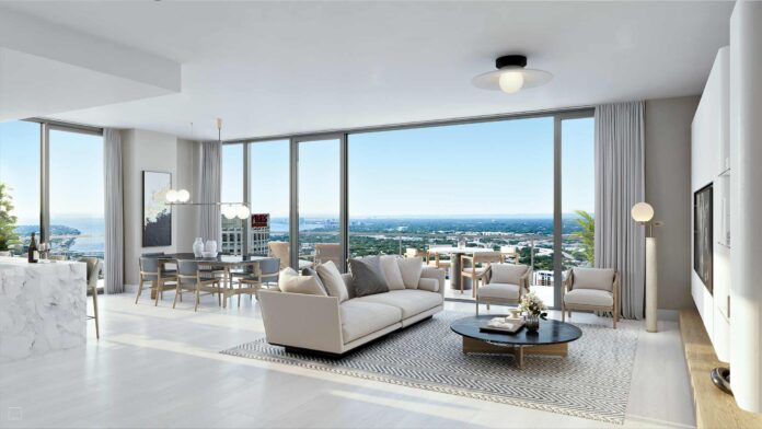 ONE Tampa – Residence F – Great Room